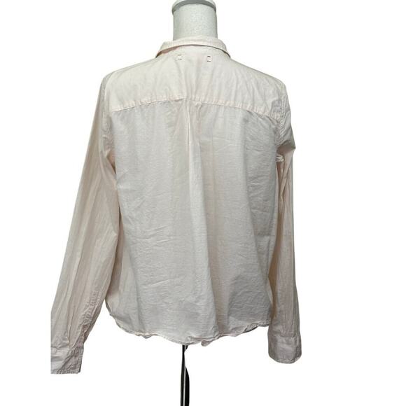 Xirena pink button down top, small, classic, timeless, pastel, everyday, simple - Picture 3 of 6